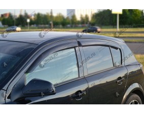 Дефлекторы боковых окон Opel Astra H Рестайлинг Хэтчбек 5 дв. (2005+)